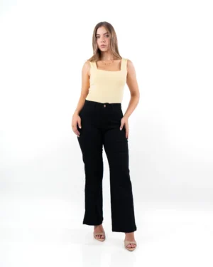 Pantalon Recto Liz Negro