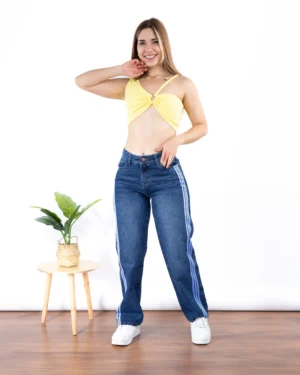 Pantalon Bagui Emily Azul