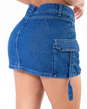 Falda Shorts Azul
