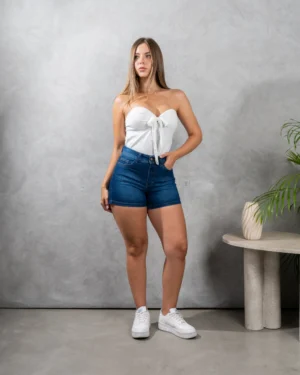Short Clasico Strech Azul