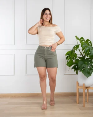 Short Clasico Colores Verde Menta