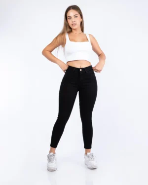 Skinny Jeans Black Negro